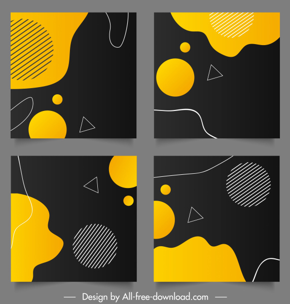 декоративные фоновые шаблоны плоские темные ручной работы геометрического декора