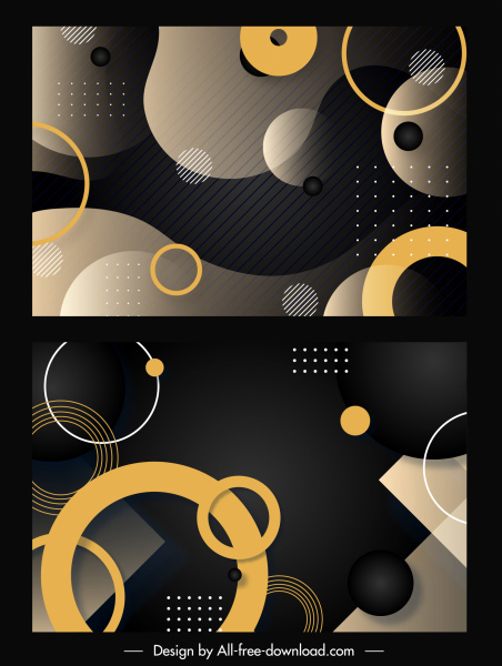 декоративные шаблоны фона плоский геометрический декор темный дизайн