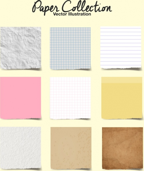 papier dekoracyjny ikon kolekcji kolorowym kwadraty izolacji