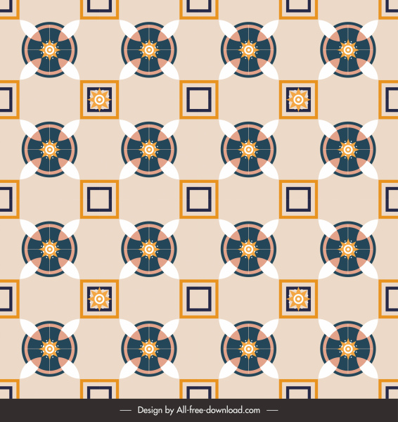 patrón decorativo de la clásico repetición simétrica decoración oriental