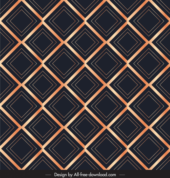 patrón decorativo brillante repetir forma geométrica simétrica
