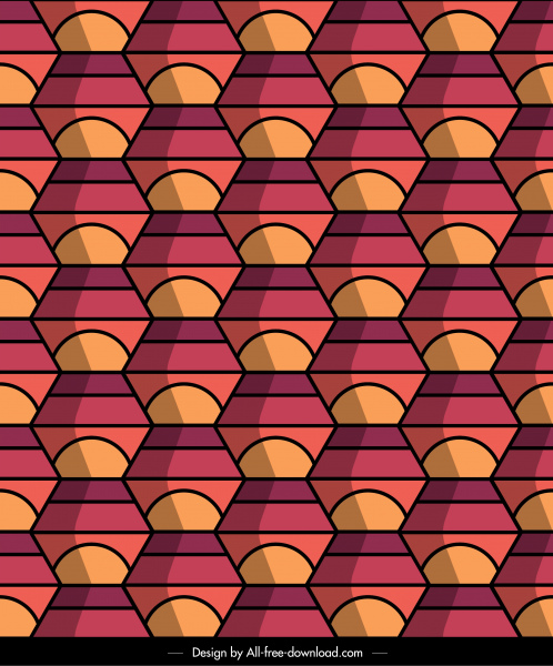 dekorative Muster Vorlage abstrakte Illusion symmetrischen Dekor