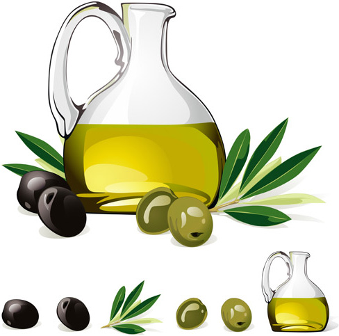 conception vectorielle d’olives délicates