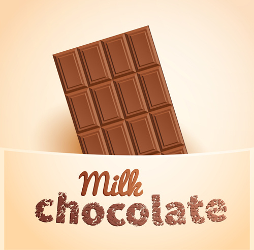conception vectorielle de chocolat délicieux
