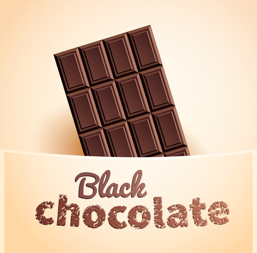 conception vectorielle de chocolat délicieux 3