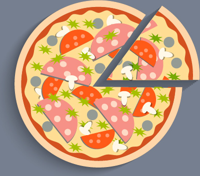Délicieux Pizza Illustration Vecteur No.337173