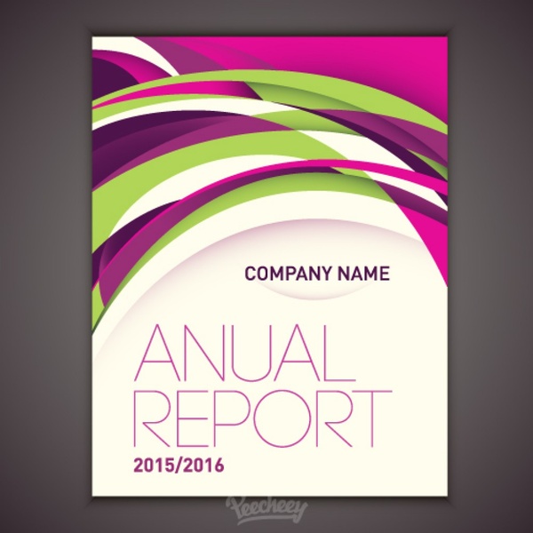 Design für das Cover des Geschäftsberichts
