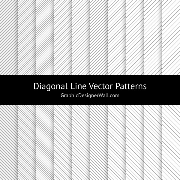 modèles de vecteurs de ligne diagonale