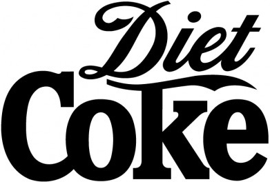 vektor ilustrasi coke diet