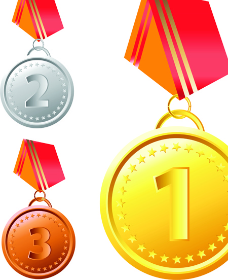 Different Award Medal Vector Set 5