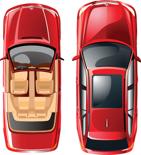 automobili di modello differente grafica vettoriale