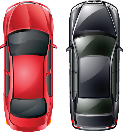 Different Model Cars Vector Graphics