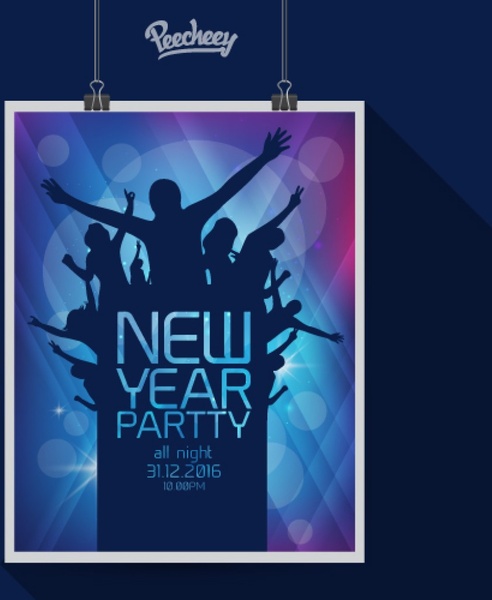 cartaz da festa da discoteca