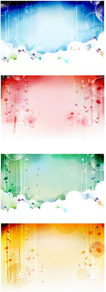 Dream Fairy Background Vector Graphic