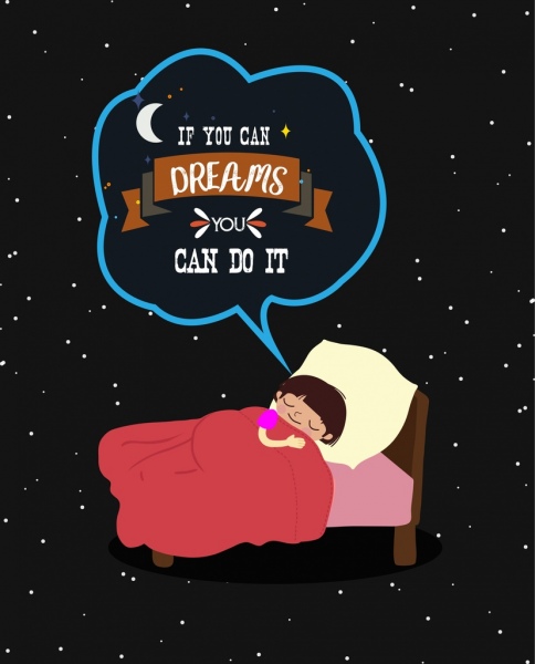 Mơ ngủ biểu tượng ngôi sao trẻ nền nền