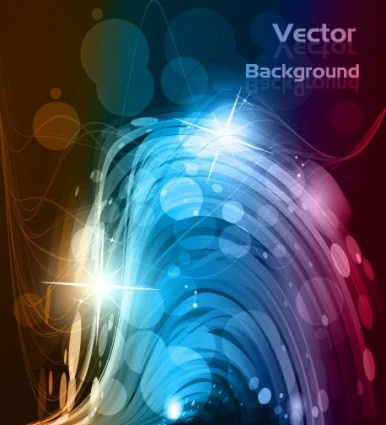 Dynamic Light Wave background vector