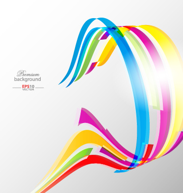 Dynamic Lines Abstract Background Design Vector