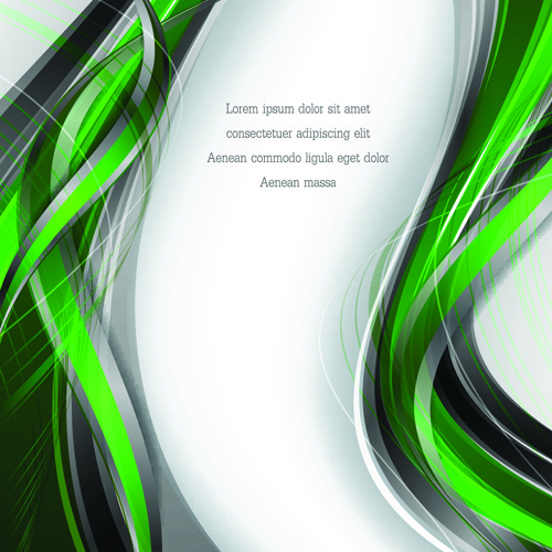 Dynamic Lines Colored Wavy Background Art Vector