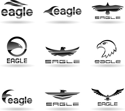 vetores de enorme coleção de logotipos de águias