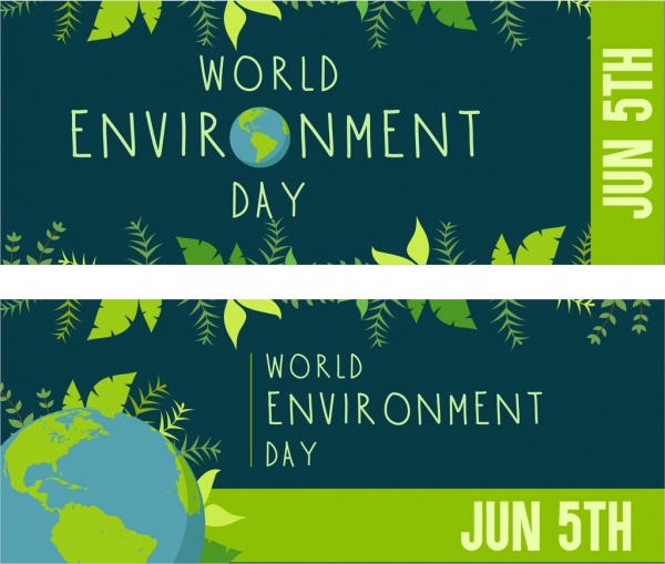 شعارات يوم الأرض العالم زخرفة نصوص الأوراق الخضراء