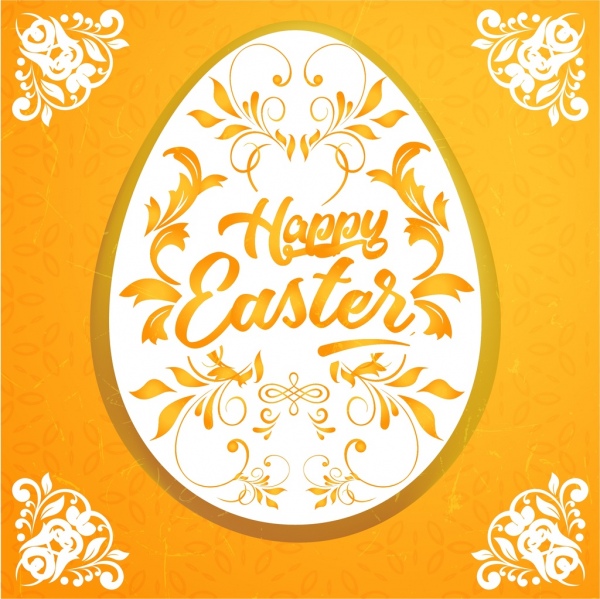 Wielkanoc transparent jajko ikona klasycznego symetryczne kwiaty wystrój