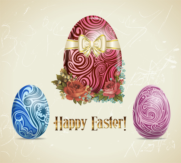 復活節彩蛋抽象裝飾