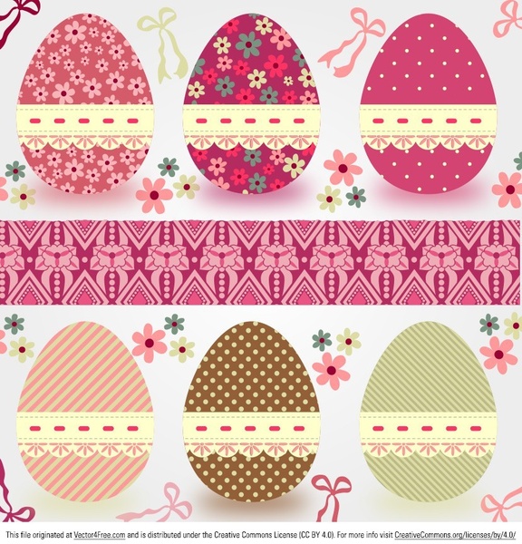vettore delle uova di Pasqua
