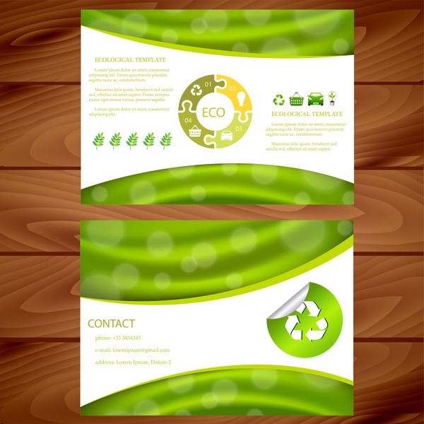 Eco template bisnis kartu