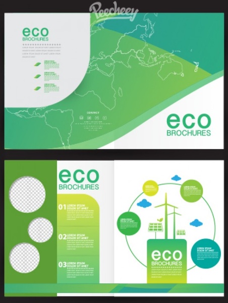 Ökologie Broschüren Design