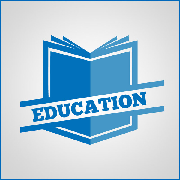 Pendidikan buku logo vektor download