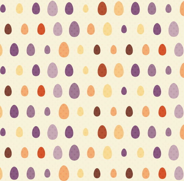 patrón de forma de huevo