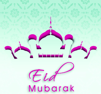 Eid mubarak estilo plano de fundo