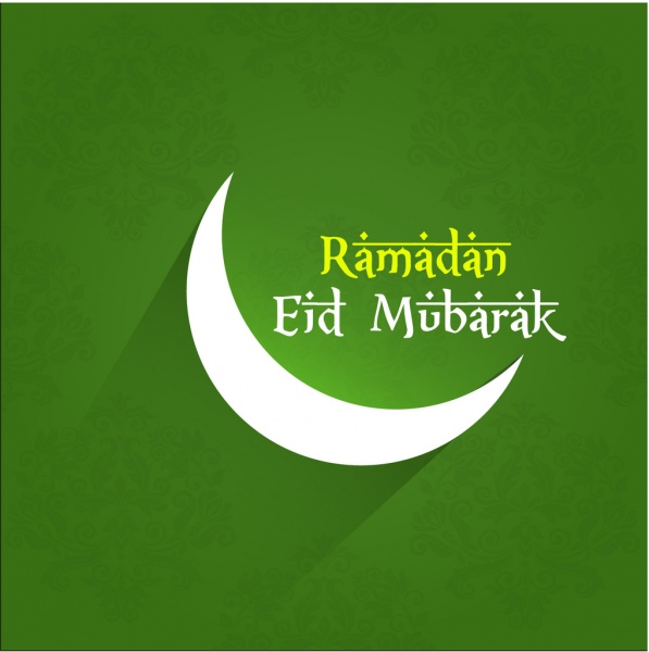 Eid Mubarak Vektor Hintergrund