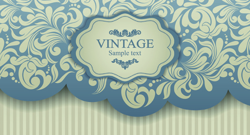 convites elegante estilo vintage projeto vector