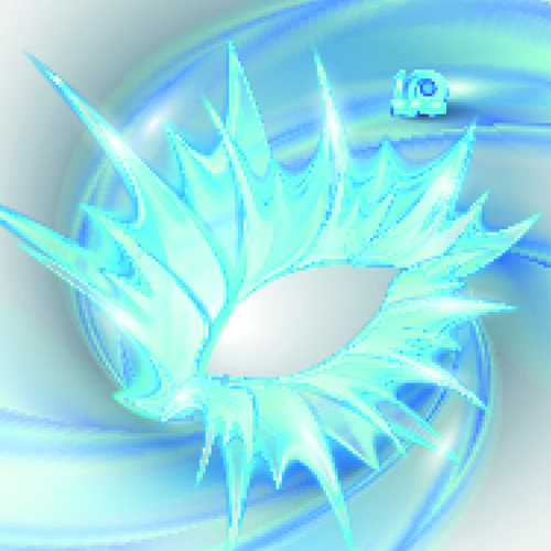 éléments de verre bleu fond Abstrait vecteur