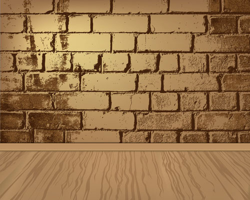 Elementos de Brick Wall background vector
