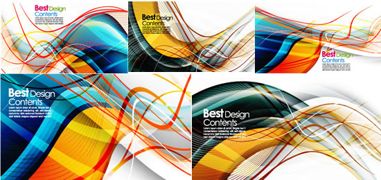 Elemente des dynamischen Streifen Hintergrund Design Vektor