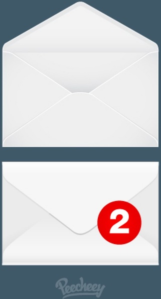 ícones de e-mail