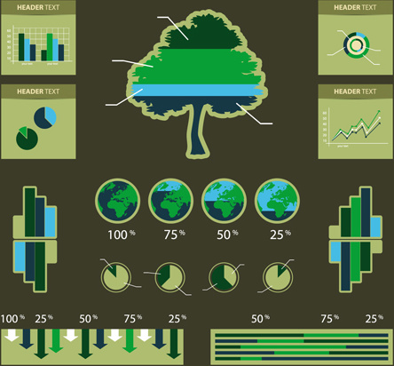 vector de infografías de protección del medio ambiente