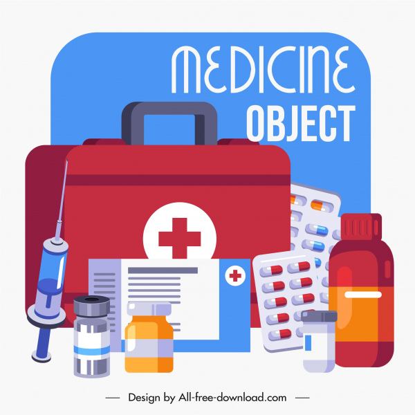 Epidemie Banner Medizin Elemente Skizze