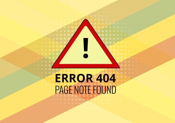 خطأ 404 الصفحة غير موجودة في قوالب