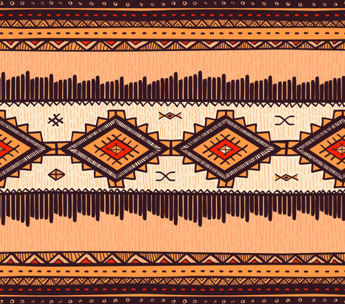 Vektor-Grafiken im ethnischen Stil tribal Muster