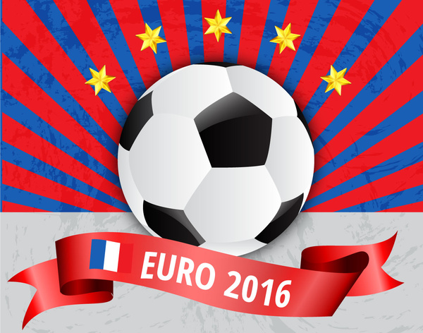 Euro sepak bola Piala 2016 banner