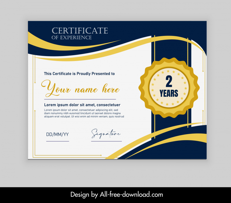 experience-certificate-template-elegant-curves-stamp-decor-vector-misc