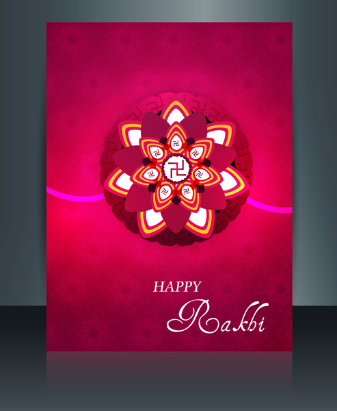 фантастический красочный праздник Ракша bandhan фестиваля дизайн иллюстрации вектор