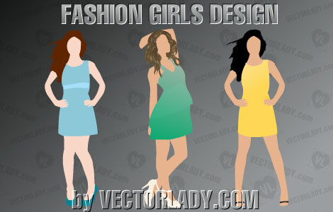 diseño de moda de las niñas