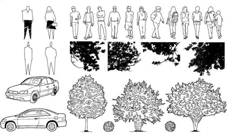 Abbildung des Bäume-Vektors