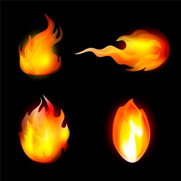 elemento di disegno del fuoco
