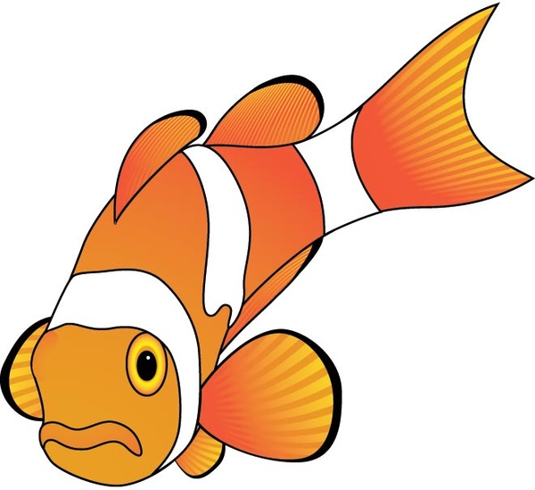 Fish Cartoon Clip Art Vector