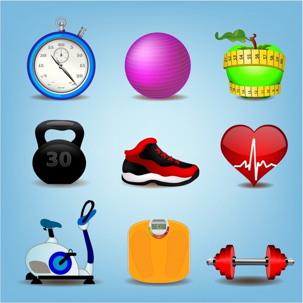 Fitness-Icon-set